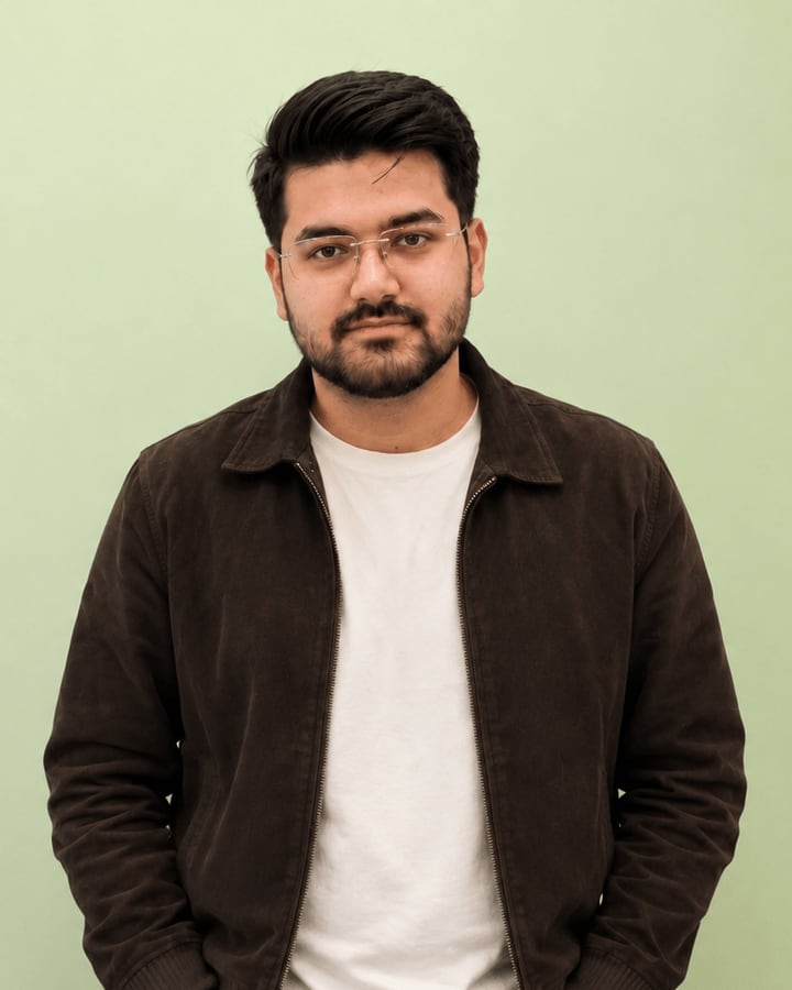 Portrait of Ashutosh Sharma, web developer and SEO/GEO specialist behind the DevBehindYou brand